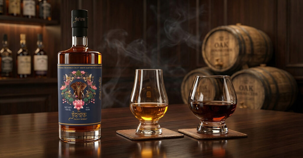 Whisky vs rum comparison showing two premium spirits in glasses